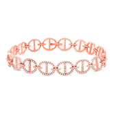 0.57ct 14k Rose Gold Diamond Lady's Bracelet